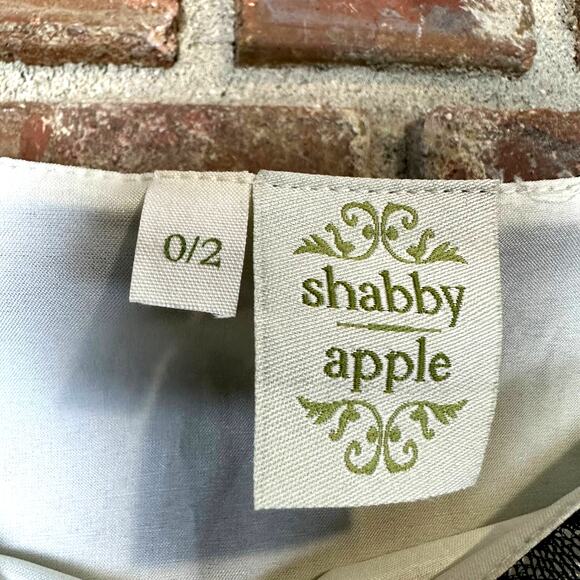 Shabby Apple Lined Black Lace‎ Short Sleeve Boat Neck Midi Party Dress Size 0/2 - Picture 5 of 8